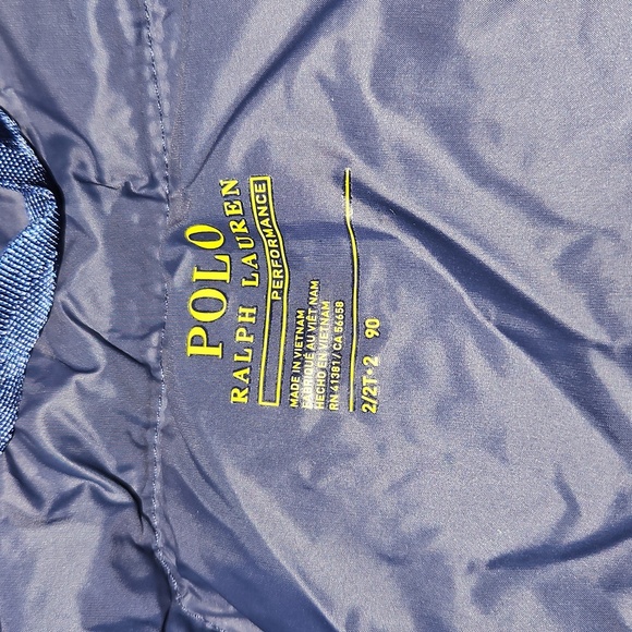 Polo Ralph Lauren Navy Blue Puffer Jacket Size 2 Toddler with Snap-off Hood - Picture 10 of 11